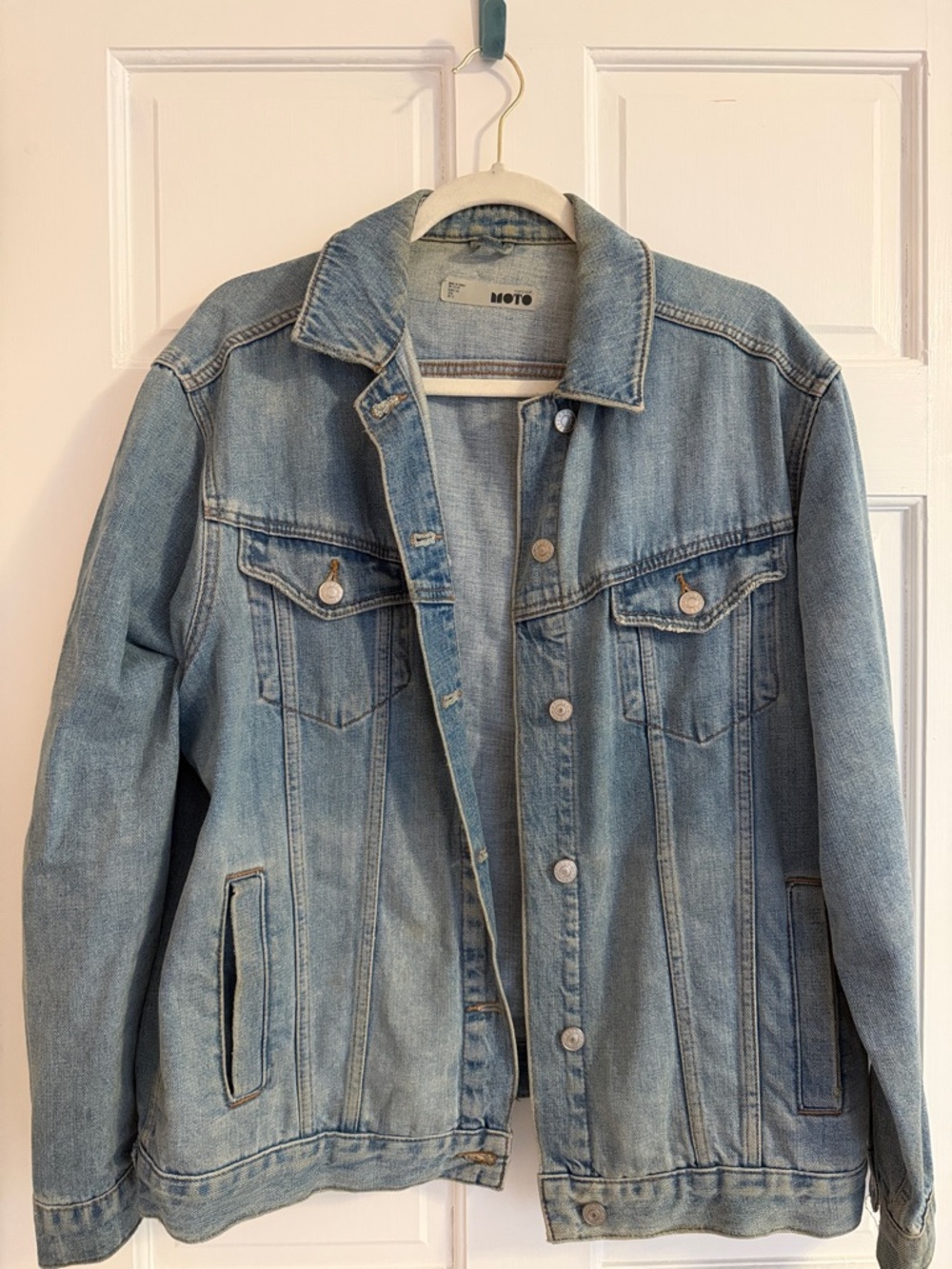 Topshop Light Blue Denim Jean Jacket